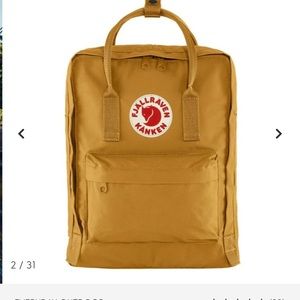 Classic Kånken backpack - Mustard Yellow - 8.5/10 condition